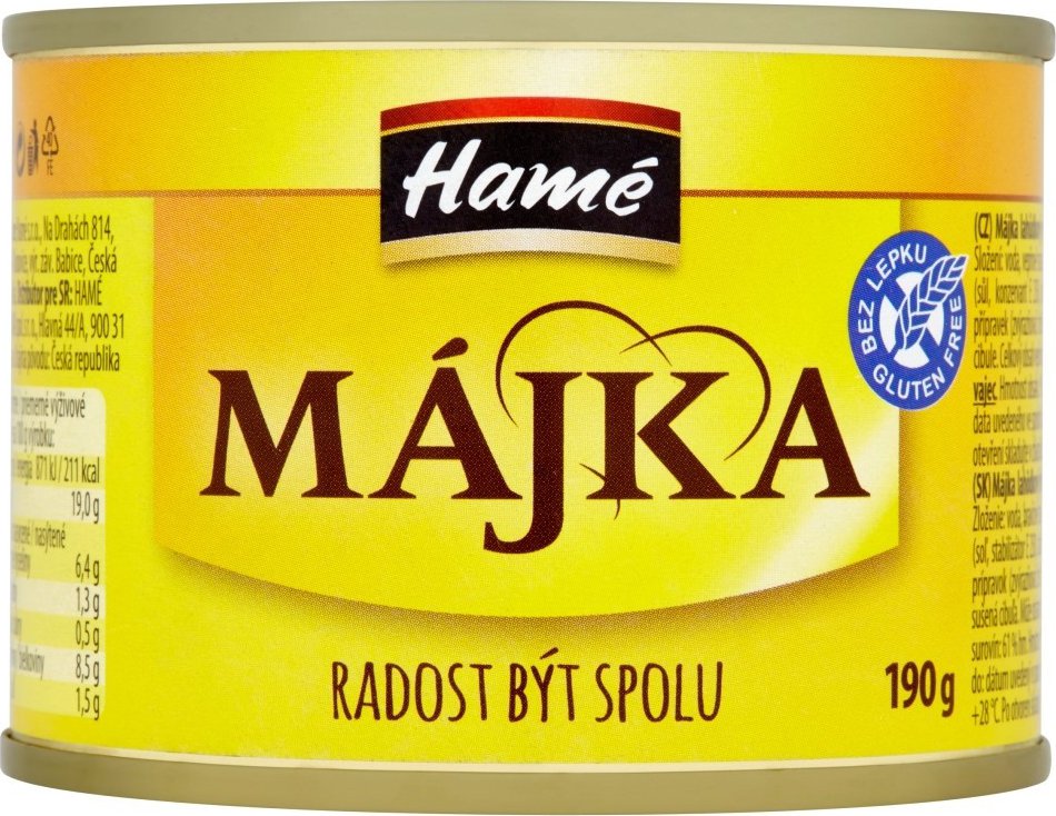 Hamé Májka paštika 190 g - Zbozi.cz