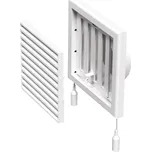 Dalap Větrací mřížka s regulací a přírubou 187 x 187 mm