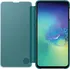 Pouzdro na mobilní telefon Samsung Flip Clear View pro Galaxy S10e zelené