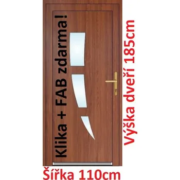 Vchodové dveře Vchodové plastové dveře Soft Daniel 110x185 cm - Akce!