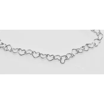 Náramek RiverSperky. Stříbrný romantický náramek Srdíčka No.01 AGNAR630012 232786