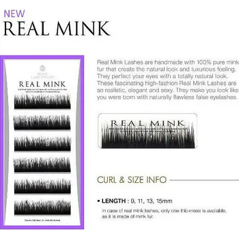 Umělé řasy BL LASHES AKCE 40 % DOPRODEJ - Fixované přírodní řasy - zakřivení C Délka řas: 14 mm