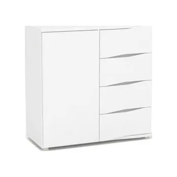 Komoda Komoda REA Wave 6 kombinovaná - bílá