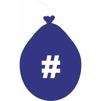 Balónek Balónek znak # modrý balonky.cz a5m