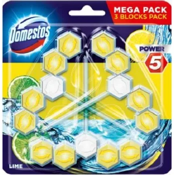 Domestos Power 5 WC blok 3x 55 g