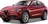 Bburago Alfa Romeo Stelvio 1:24, červené