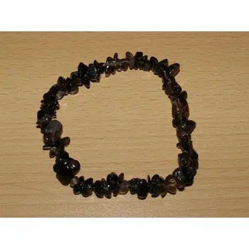 Drahý kámen Záhněda - Náramek - tromlované kameny - knt12