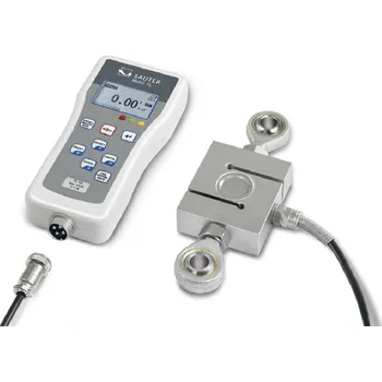 Siloměr Sauter FL 5K 5kN/2N (Profesionální přístroj k měření síly s grafickým displejem, externím snímačem a výstupem RS232 a USB)