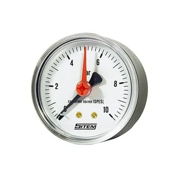 Geos průmyslový manometr 63 mm 6 bar zadní závit