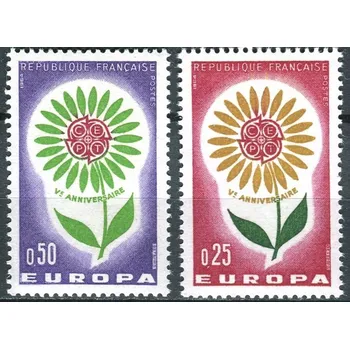 Poštovní známka Post France (1964) MiNr. 1490 - 1491 ** - Francie - Europa