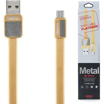 Datový kabel Datový kabel MicroUSB REMAX EC-044m zlatý