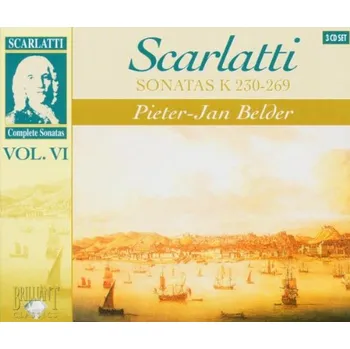 Zahraniční hudba SCARLATTI,D.: Kompletní sonáty / Complete sonatas Vol.VI K 230-269 (3CD) (Pieter-Jan Belder, harpsichord)