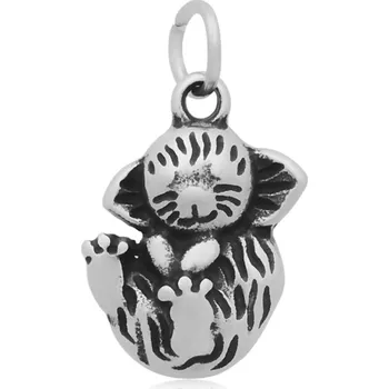 Přívěsek Šperky4U Ocelový přívěšek s kroužkem - koťátko - OPP1673