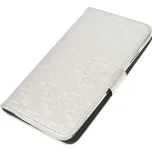 Univerzální pouzdro Book Glammy L white Aligator