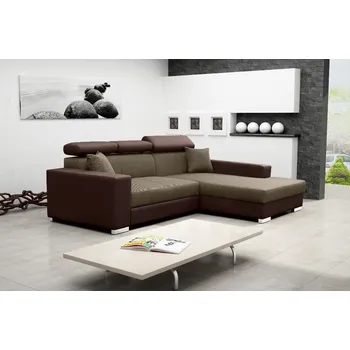 Sedací souprava Falco Mexicana Lux P sv.hnědá/Eko hnědá