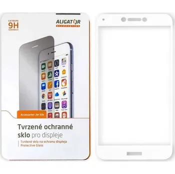 Telefonní příslušenství Ochranné sklo Aligator GLASS PRINT Huawei P20 Pro White GLP0013