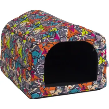 Pelíšek pro psa Rajen Bouda pro psy malá 42x33x28cm, motiv P-17