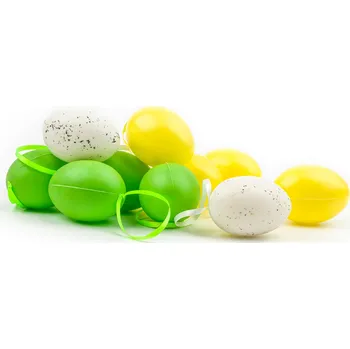 Zahradní dekorace Vajíčka pvc pr.6cm/12ks mix (YH60-12BGX/WYG)