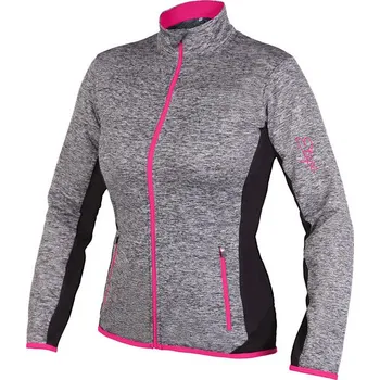 Dámská mikina Etape Lissa šedý melír/růžová