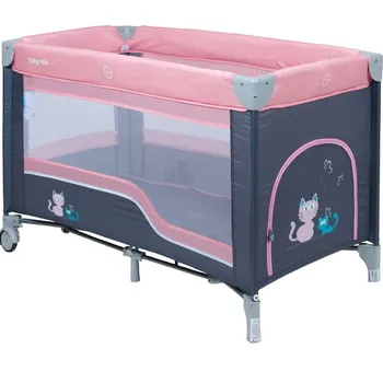 Dětská postýlka Baby Mix Dětská cestovní postýlka Kočky