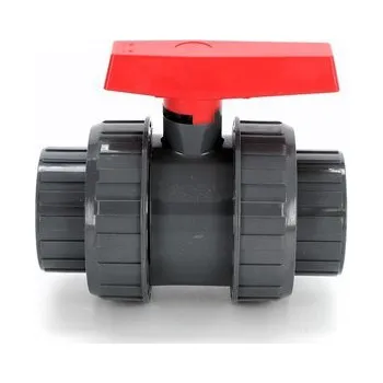 Ventil Kulový dvoucestný ventil PVC - 75mm