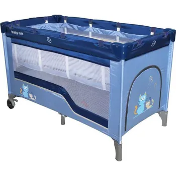 Dětská postýlka Baby Mix Dětská cestovní postýlka Kočky