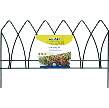 Zahradní obrubník Tenax Goticdeco 38 x 60 cm černý