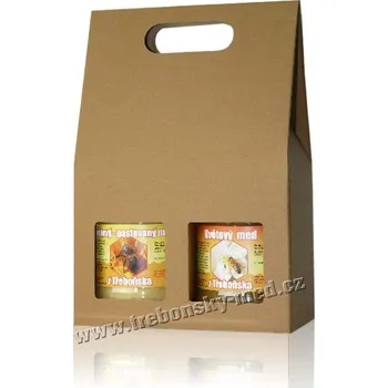 Dárková krabice na med 2 x 1 kg
