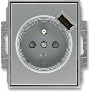 Elektrická zásuvka ABB Time 5569E-A02357 36 USB