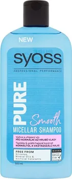 Šampon Henkel Syoss Pure Smooth micelární šampon pro normální až hrubé vlasy 500 ml