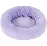 Světle fialový plyšový kulatý pelech Amélie 50cm