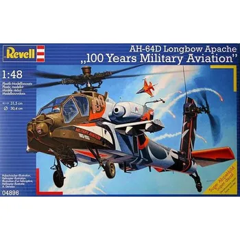 Plastikový model Revell AH-64D Apache 100-Military Aviation 1:48