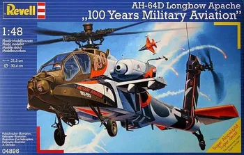 Plastikový model Revell AH-64D Apache 100-Military Aviation 1:48