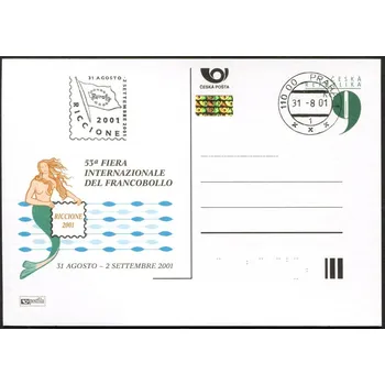 Poštovní známka Česká pošta (2001) CDV 64 O - P 73 - Riccione 2001 - razítko