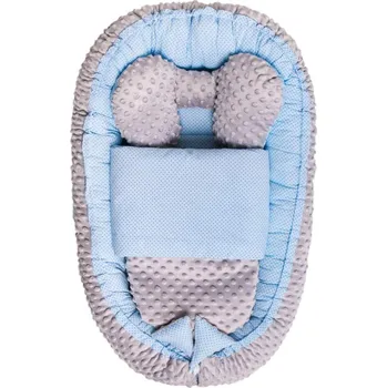 Hnízdečko pro miminko Belisima Minky Sweet Baby s peřinkou