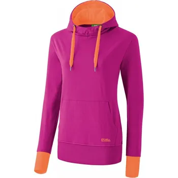 Dámská mikina Erima dámská fialová mikina s kapucí vel. 38