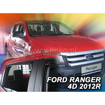 Plexi ofuk oken Ofuky oken Ford Ranger 4dveř 12- před.+zadní Heko