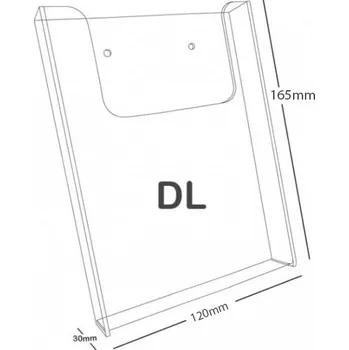 Plexi zásobník na zeď DL (A6) Plexi zásobník na zeď DL (A6) - 1 ks