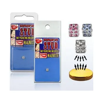 Piercing Piercingate Falešný piercing - hrací kostka PFA00195 - Barva/Motiv: Čirá