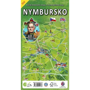 Nymbursko: Ručně malovaná mapa 2018 -…