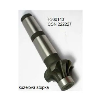 Fréza Fréza čtvrtkruhová vydutá, kuželová stopka - R16, HSS, ČSN 222227, F360143 (ZPS FN, Rádiusová fréza, F360140, F360143 )
