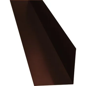 plechová krytina Plech úhlový PRECIT bez vodní drážky 2000 mm 8017 čokoládová hnědá