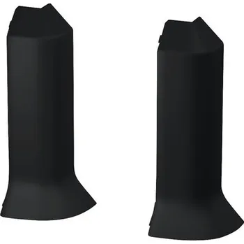 Podlahová lišta Rohy k soklové liště s jádrem 60mm černé