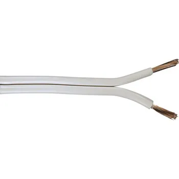 elektrický kabel Vodič V03VH-H (CYH) 2x1,5mm² bílý-černý 10m