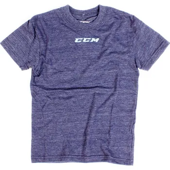 Pánské tričko CCM Small Logo Tee SR šedé