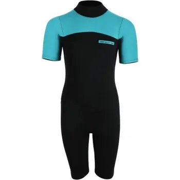 Neoprenové oblečení Two Bare Feet Thunderclap krátký dětský neopren tyrkysový, Velikosti L