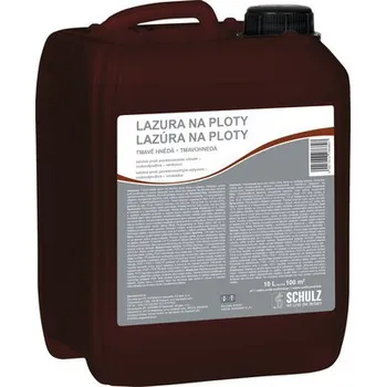 barva a nátěr na dřevo Lazura na ploty Hornbach 10 l