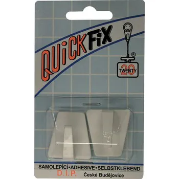 Věšák Háček samolepící Quickfix Typ 3 bílý - blistr