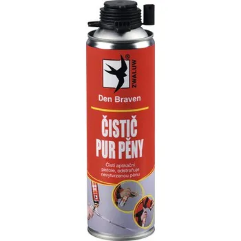 Montážní pěna Čistič PUR pěny DEN BRAVEN dóza 500 ml čirá