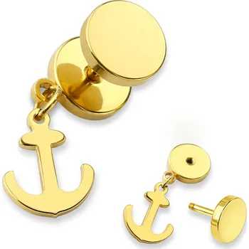 Piercing Piercingate Falešný piercing - kotva PFA00262 - Barva/Motiv: Černá